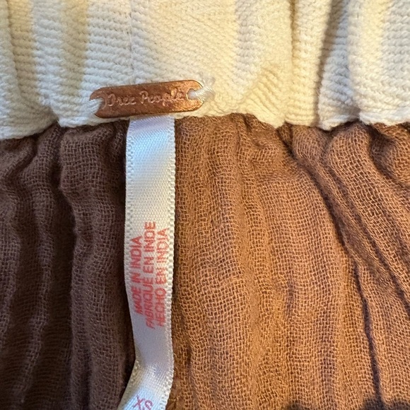 Free People Brown Wide-Leg Jumpsuit - Picture 5 of 6